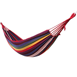 T-Day Hamaca para Camping Hammock Camping Hamaca Portátil Lona Al Aire Libre Hamaca Cómoda Viaje Hamaca con Bolsa De Transporte para Patio Balcón Jard en oferta