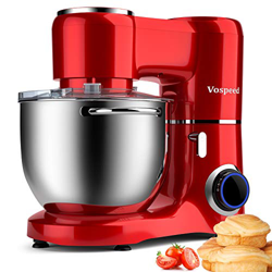 Batidora amasadora Vospeed 1500W 8L batidora para reposteria de la torta del mezclador eléctrico de cocina batidora con tazón de acero inoxidable, bat características