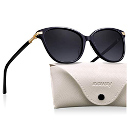 AVAWAY Grandes Polarizadas Mujer Gafas De Sol Protección UV400 Acetato Marco, A1 precio