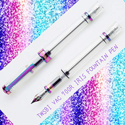 Twsbi Vac700R Iris - Pluma estilográfica de edición limitada (fina) en oferta