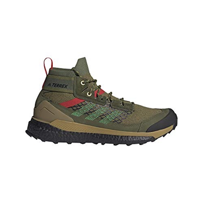 adidas Zapatilla Terrex Free Hiker, Botas de Senderismo Hombre, WILPIN/VIVGRN/VIVRED, 44 EU