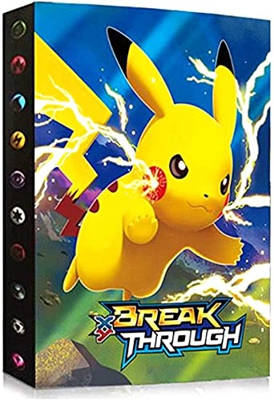 Álbumes Compatible con Cartas Pokemon, Carpeta Compatible con Cartas de Pokémon, Álbum Titular Compatible con Cartas Pokémon, 30 páginas con capacidad