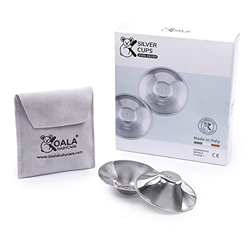 Tapones para pezones Koala Babycare 100% de Plata, sin níquel para la prevención y el tratamiento de grietas en los senos durante la lactancia | Clase en oferta