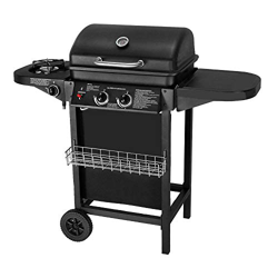 BROILUCK Parrilla de barbacoa de gas al aire libre 2+1 quemadores Parrilla TUV probado en oferta