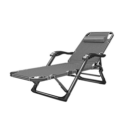 N / A Silla Gravedad CeroSilla Plegable Reclinable, Tumbonas de Salón de Gravedad Cero, Tumbonas de Jardín Ajustables Cargan hasta 300 Kg con Almohada en oferta