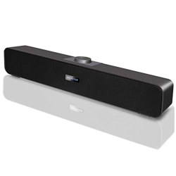 Altavoces USB, Mini Barra de Sonido 3w*2 Alimentado, Potente Estéreo, 3,5mm Jack Altavoces para Ordenador, PC de Escritorio, Portátil, Móvil, Tabletas en oferta