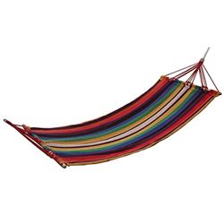 ZSP Hamaca Camping portátil Hamaca Canvas Cama Swing Single Patio Hamgols Regalo para al Aire Libre Playa Jardín Backyard Balancearse en oferta