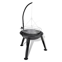 FAMIROSA Barbacoa de carbón Colgante, redonda-6KG en oferta