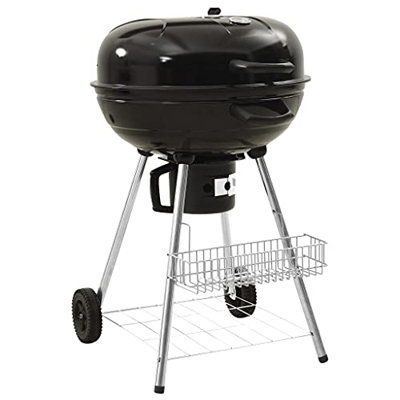 FAMIROSA Parrilla para Barbacoa de carbón Acero 73x58x96 cm -11,3KG