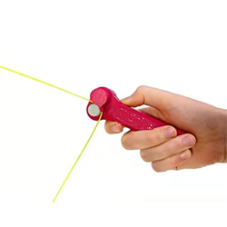 Huaji ZipString Hélice de cuerda con controlador de cuerda creativa sabor fiesta portátil divertido juguete eléctrico para todas las edades características