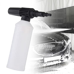 Lanza de espuma de nieve pulverizador de botella de jabón para lavadora a presión Jet Car Wash Dispensador de jabón Botella 450ml Accesorios de lavado en oferta