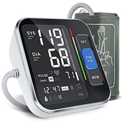 Tensiómetro de Brazo Digital - Monitor de Presión Arterial Automatico con Manguito Presión del Brazo Superior 8.7"-15.7" , Pantalla de Retroiluminació precio