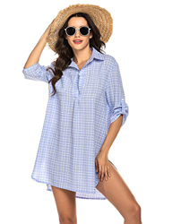 UNibelle Mujeres Vestido de Playa Camisa Vestido Bikini Playa Poncho Verano Kaftan Vestido de Playa Bikini Cubrir Camisas precio