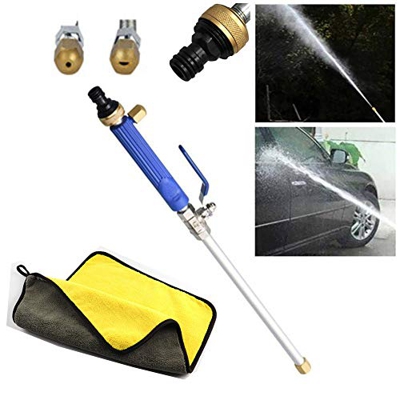 无 Portable High-Pressure Water Gun for Cleaning, Magic High Pressure Wandlavadora De Potencia Mejorada, Varilla De Lavado a Presión De Chorro De Agua 