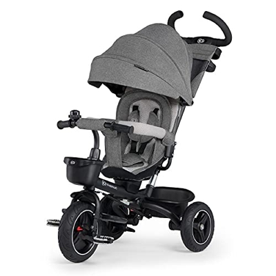 Kinderkraft Tricycle SPINSTEP platinum grey - Sillas de paseo, Unisex Infantil, Gris(grey)