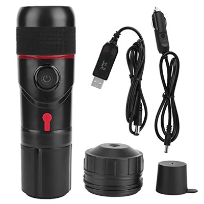 Cafetera Dc12V Abs De Silicona Portátil Para Coche Doméstico De Doble Uso Cafetera Autocalentable Para Viajes Al Aire Libre Usb/Encendedor De Cigarril