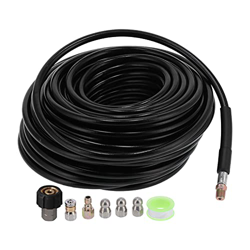 01 Kit De Chorro De Alcantarillado para Lavadora A Presión, Kit De Chorro De Alcantarillado Resistente 4000 PSI Hardware Flexible De 1/4 Pulg.NPT 100  en oferta