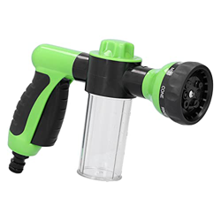 Dispensador de espuma para pistola de agua Deror, 8 modos de salida, limpiador de alta presión para coche, hogar, jardín(Verde) en oferta