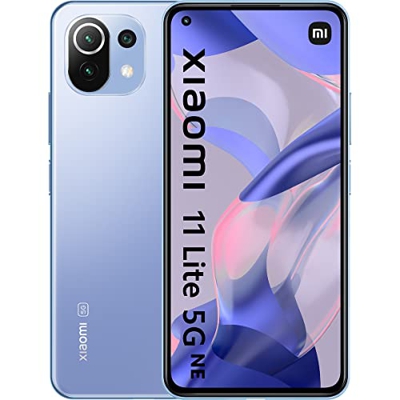 Xiaomi 11 Lite 5G NE - Smartphone con Pantalla de 6,55” DotDisplay AMOLED FHD+ de 90 Hz, 6+128GB, Qualcomm Snapdragon 778G, Triple cámara de 64MP+8MP+