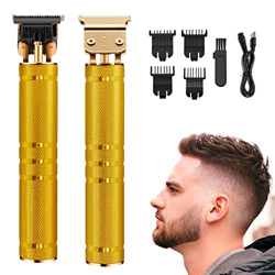 Cortapelo para Hombres,Cortapelos Hombre，Cortapelos Eléctrico con 4 Peines Guía,Profesional Recortadora para Barba y Pelo Carga USB（Dorado） características