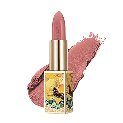 Pintalabios mate CATKIN, lápiz labial rojo, lápiz labial de larga duración, maquillaje de labios, hidratante, suave, color de labios de alto impacto (