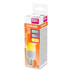 OSRAM Stick Flame bombilla LED E27 0,5W 1.500K características