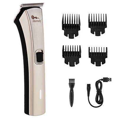 Himaly Cortapelos Profesional Hombre Electrónico Corte Pelo Profesional Máquina Cortar Pelo Recortador de Barba Cortadora de Pelo USB Recargable (Dora