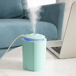 Susany Humidificador Mini Humidificador con Alimentación USB Humidificador de Coche Silencioso Difusor De Aroma para El Hogar Oficina Dormitorio (Verd en oferta