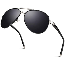 CGID Gafas de Sol Polarizadas para Hombre Mujer Piloto Gafas Oscuras Lentes para Conducir con 100% Protección UV400 Marco de Metal M183 en oferta