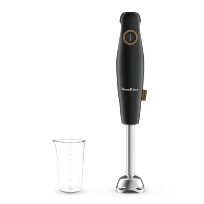 Moulinex batidora Hand Blender Eco Respect DD46E8 - Batidora de mano eco de 600 W fabricada en Francia, 2 velocidades, mango ergonómico y de fácil aga