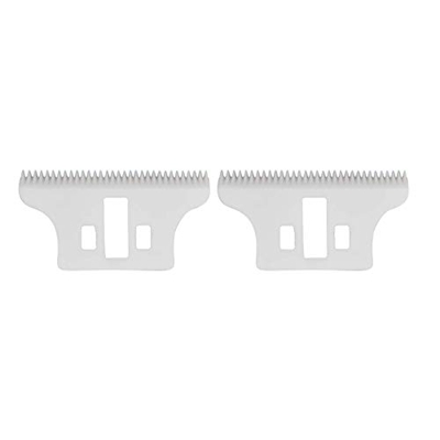 AIRERA 2 PCS Cuchillas Móviles de Cerámica de repuesto de ancho ancho #2215 para Detailer Wahl 8081, 2 paquetes de cuchillas móviles, compatibles con 