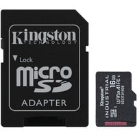 Industrial memoria flash 16 GB MicroSDHC UHS-I Clase 10, Tarjeta de memoria