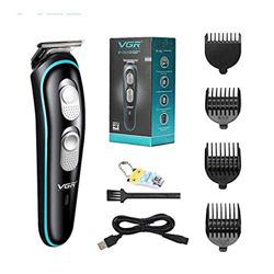 harayaa VGR Trimmer Electric USB Kit De Cortapelos De Corte Para Hombres Con Peines Guía características