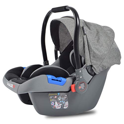 Lalalux Silla de Coche – Ligera Silla para Coche y Carrito de Bebé – Sistema Shop ‘n’ Drive – Silla de Coche Bebé / Niños – Se Acopla a Sillas de Pase