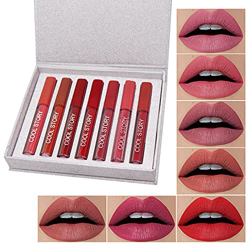 Mate Pintalabios Brillo de Labios Set, Set de Brillo de Labios, Matte Lipstick Set, Lápiz Labial Mate Set - Regalo San Valentín, Cumpleaños, 7 PCS características