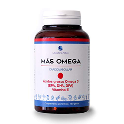 Mahen Complemento alimenticio a base de ácidos grasos Omega 3 - 180 perlas en oferta