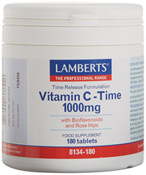 Lamberts Vitamina C 1000 Mg -, Sabor Frutas Bosque, 180 Tabletas, Vanilla en oferta