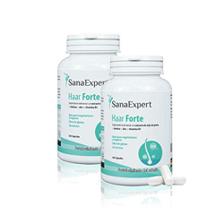 SanaExpert Haar Forte | VITAMINAS PARA EL CRECIMIENTO Y LA SALUD DEL PELO | con Biotina, Zinc, Mijo Perlado y Selenio (2). características