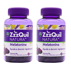 Zzzquil Natura Melatonina 60 Gominolas Para 2 PACK 2 Unidades ( 2 Envases de 60 gominolas) en oferta