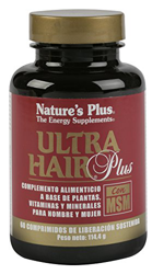 Nature´s Plus Ultra Hair Plus con MSM - 60 Comprimidos características