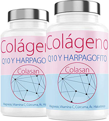 Colágeno Con Magnesio 180 comprimidos |Vitamina C|Ácido Hialurónico + Q10 |Cúrcuma | Hárpago | Vitamina D3 |Suplemento Para Una Piel Radiante y Un Bue precio