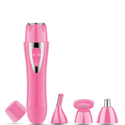 LCZ USB Recargable 4-en-1 máquina de Afeitar de Las Mujeres, Nariz de múltiples Funciones de la máquina de Afeitar, Brow Trimmer, Patillas,A en oferta