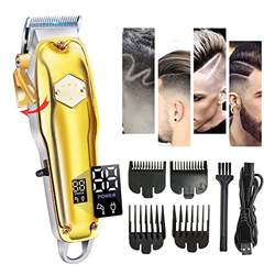 Cortapelos Profesionale Hombres, Longitud de Corte de Pelo Ajustable de 0.45- 9 mm, con Palanca Cónica y Pantalla LED, Hombre Cumpleaños Dia del Padre en oferta