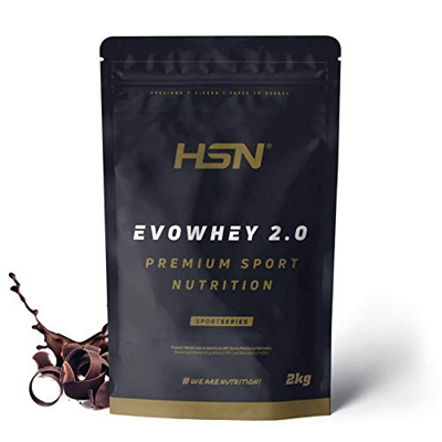 Concentrado de Proteína de Suero Evowhey Protein 2.0 de HSN | Whey Protein Concentrate| Batido de Proteínas en Polvo | Vegetariano, Sin Gluten, Sin So