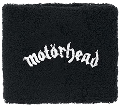 Motörhead Logo - Wristband Unisex Muñequera Negro, 80% algodón, 12% Elastano, 8% poliéster, en oferta