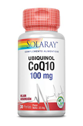 Solaray Ubiquinol CoQ-10 100 mg | Coenzyma Q10 | 30 Perlas características