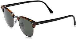 Ray-Ban Clubmaster - Gafas de sol para hombre, Multicolor (Marco: Havana/Negro, Vidrio: Verde Clásico 1157), 51 milímetros precio