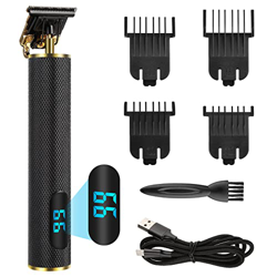 Vivibel Maquina Cortar Pelo, Máquina Afeitar Barba Profesional, Eléctrica Cortapelos Hombre con Pantalla LED, Carga Rápida USB Inalámbrica Cortadora d en oferta