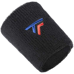 Tecnifibre Wristbands XL - Muñeca para Adulto Unisex, Unisex Adulto, Negro, Blister d'une pièce características