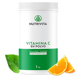 Vitamina C Pura en Polvo 1 kg | 100% Ácido L-Ascórbico | Polvo Ultra Fino | Mejora el Sistema Inmunológico | Envasado en Francia | Cuchara Medidora In en oferta